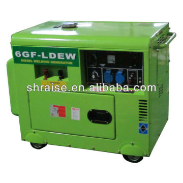 5KW 230A silent portable Diesel Welder Generator